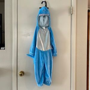 Blue Baby Shark Halloween costume.
